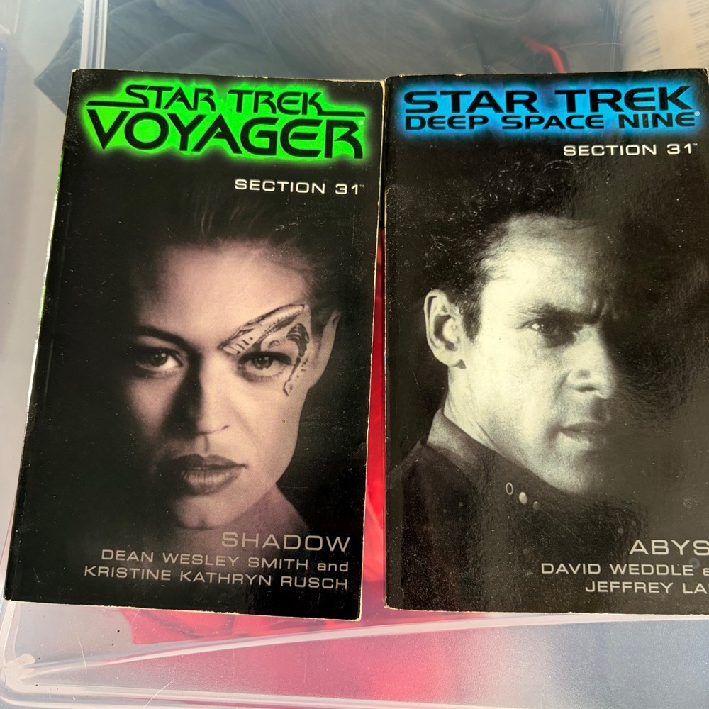 Star Trek Section 31 Book Lot Rogue Shadow Cloak Abyss Paperback 4 Books Pocket